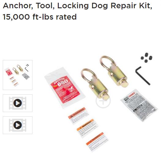 Repair Kit 15k locking do
